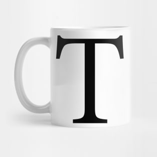 Black Tau Mug